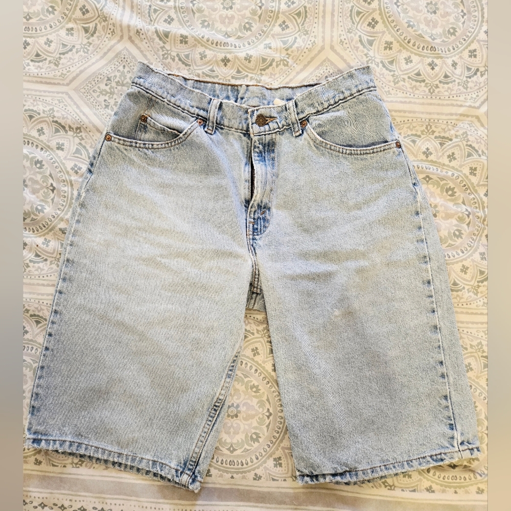 Levi's Vintage RARE Orange Tab Light Wash Denim Shorts, Size 32